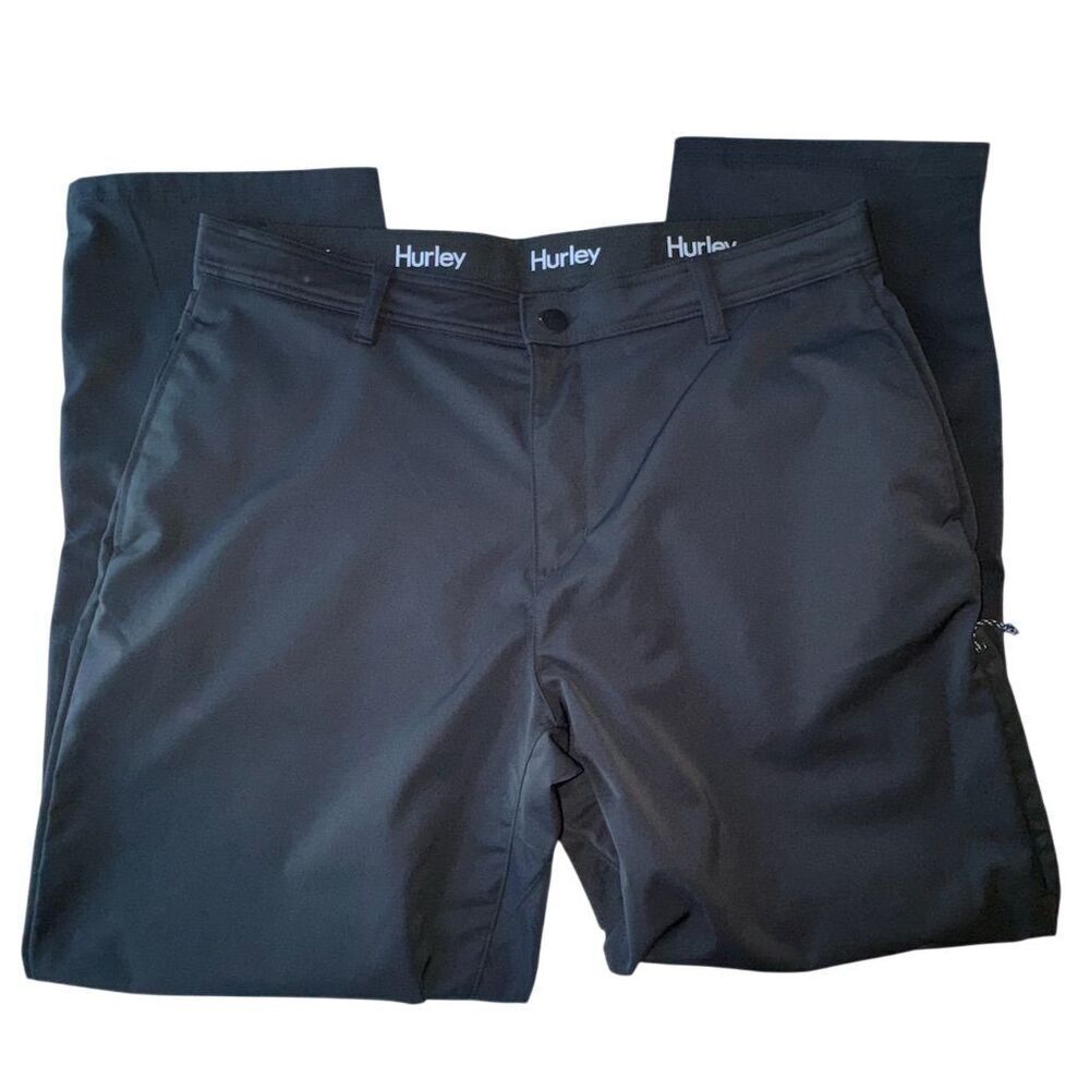 Hurley Men's Jet Set Tech Chino‎ Pants Black Size 40x32